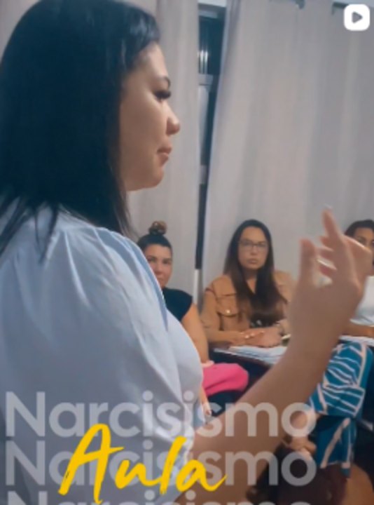 Post do Instagram: aula sobre narcisismo